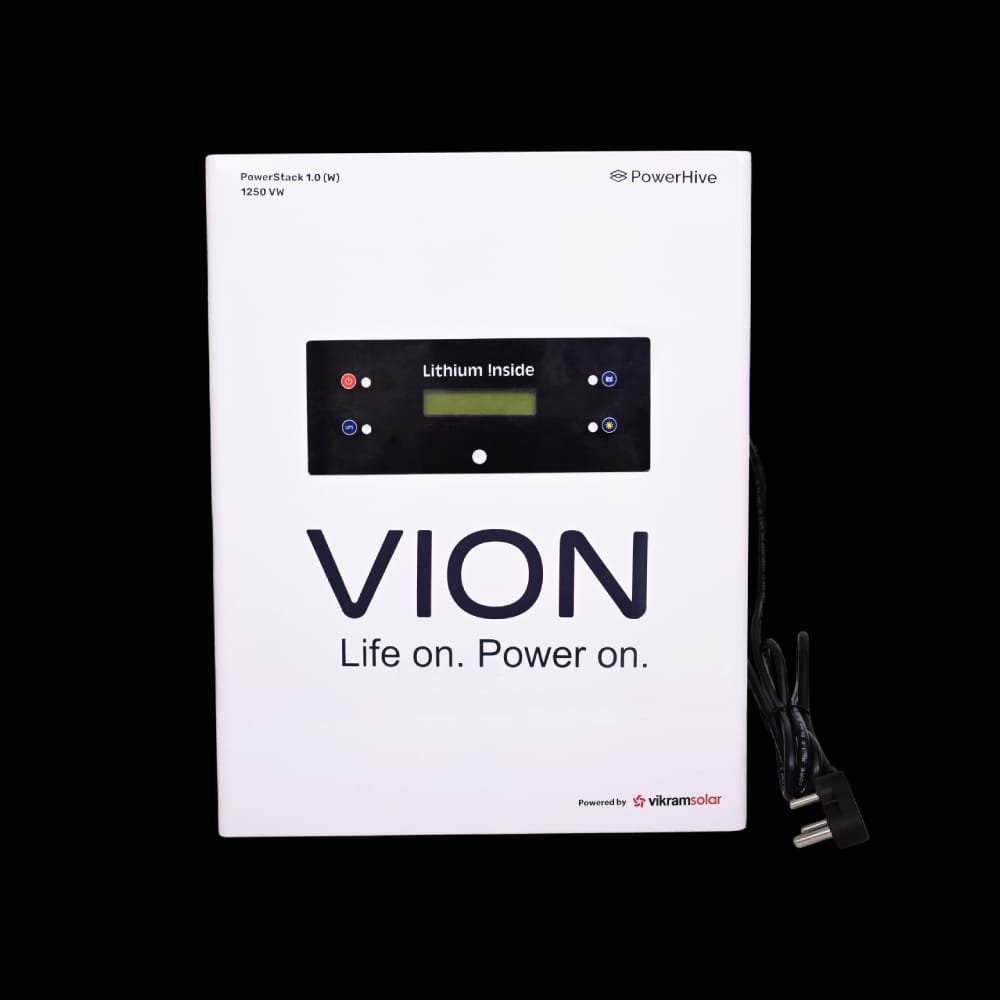 VION Integrated Solution LITHIUM-ION Solar 1250VW 1100VA Sinewave Inverter